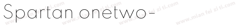 Spartan onetwo字体转换
